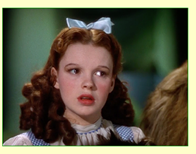 Judy Garland in The Wizard of Oz 1939