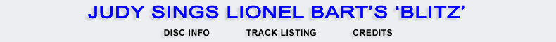 Judy Sings Lionel Bart's 'Blitz'